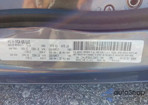 2017 Jeep Patriot High Altitude 4X4 из США, поврежденный, VIN 1C4NJRFB5HD133471